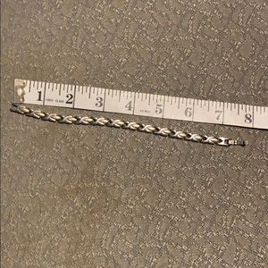 silver & gold bracelet